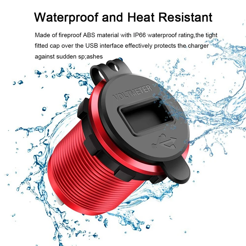 Автомобильная розетка для быстрой зарядки 3 0 12 В/24 В два USB-порта