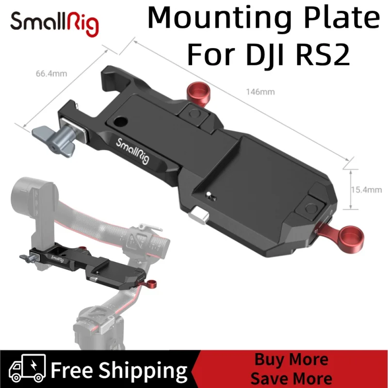 

SmallRig mounting plate for DJI RS2 3249