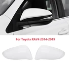 Автомобильное дверное зеркало, боковая зеркальная Крышка для Toyota RAV4 2014 2015 2016 2017 2018 2019