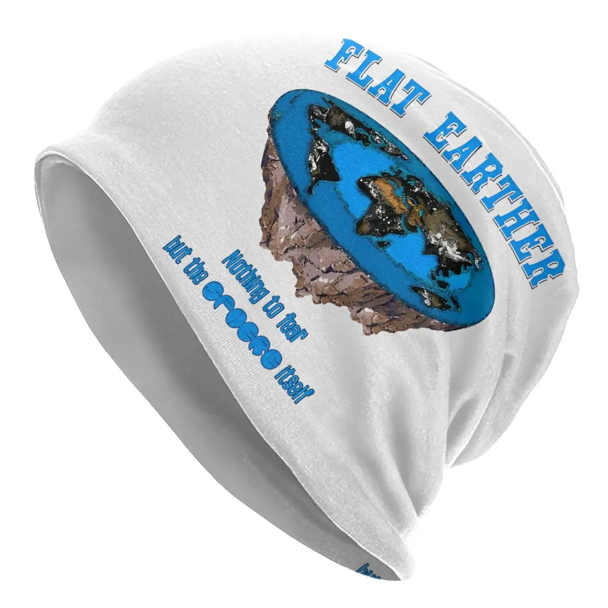 Шапка-бини Flat Earther Skullies Nothing to Fear но Sphere Itself весенняя лыжная шапка унисекс теплый