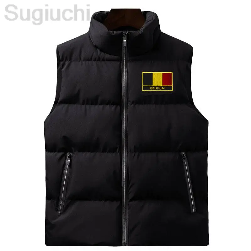 

Мужская зимняя куртка с вышивкой, осенняя теплая безрукавка унисекс