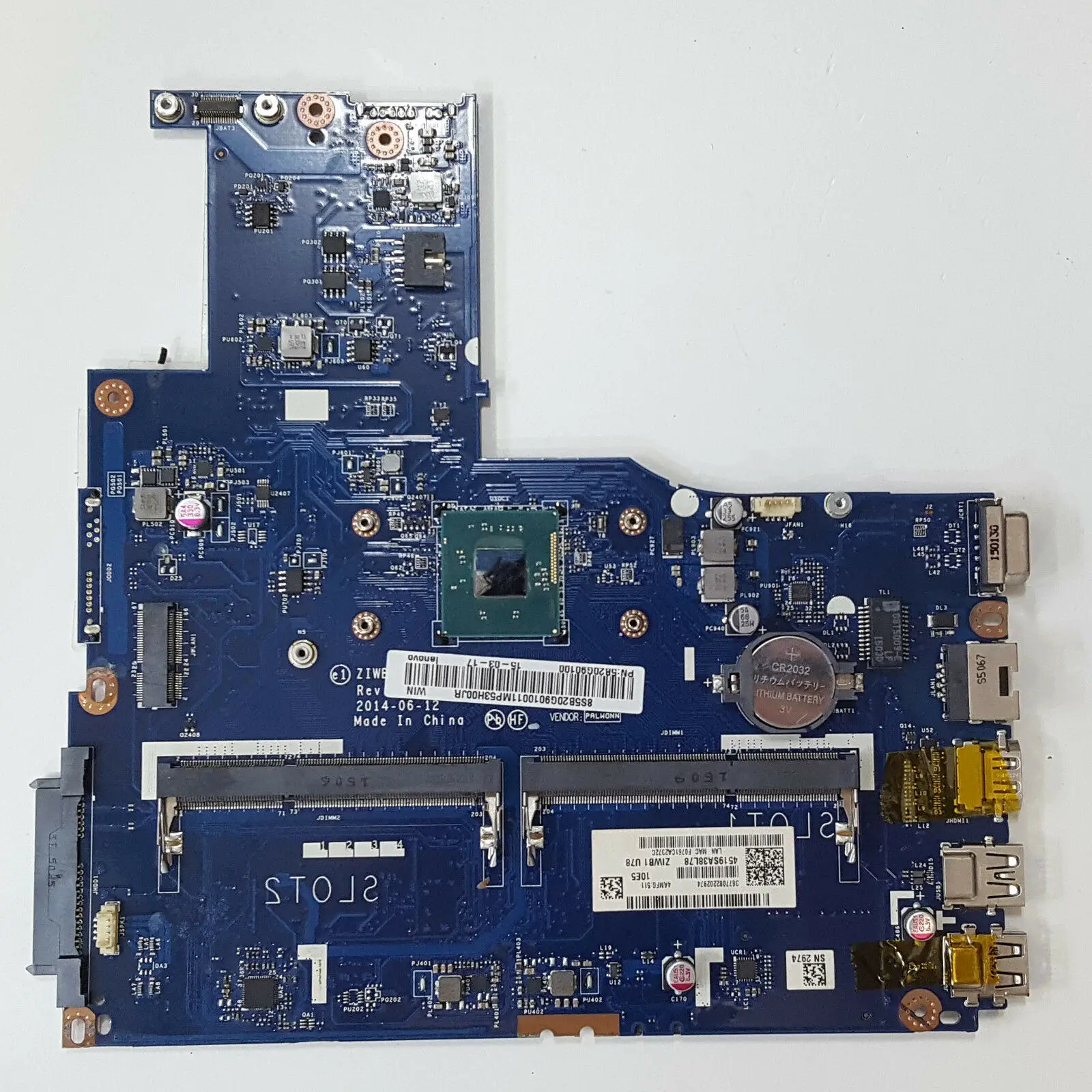 

Genuine FOR Lenovo B50-30 Motherboard Celeron N2840 SR1YJ