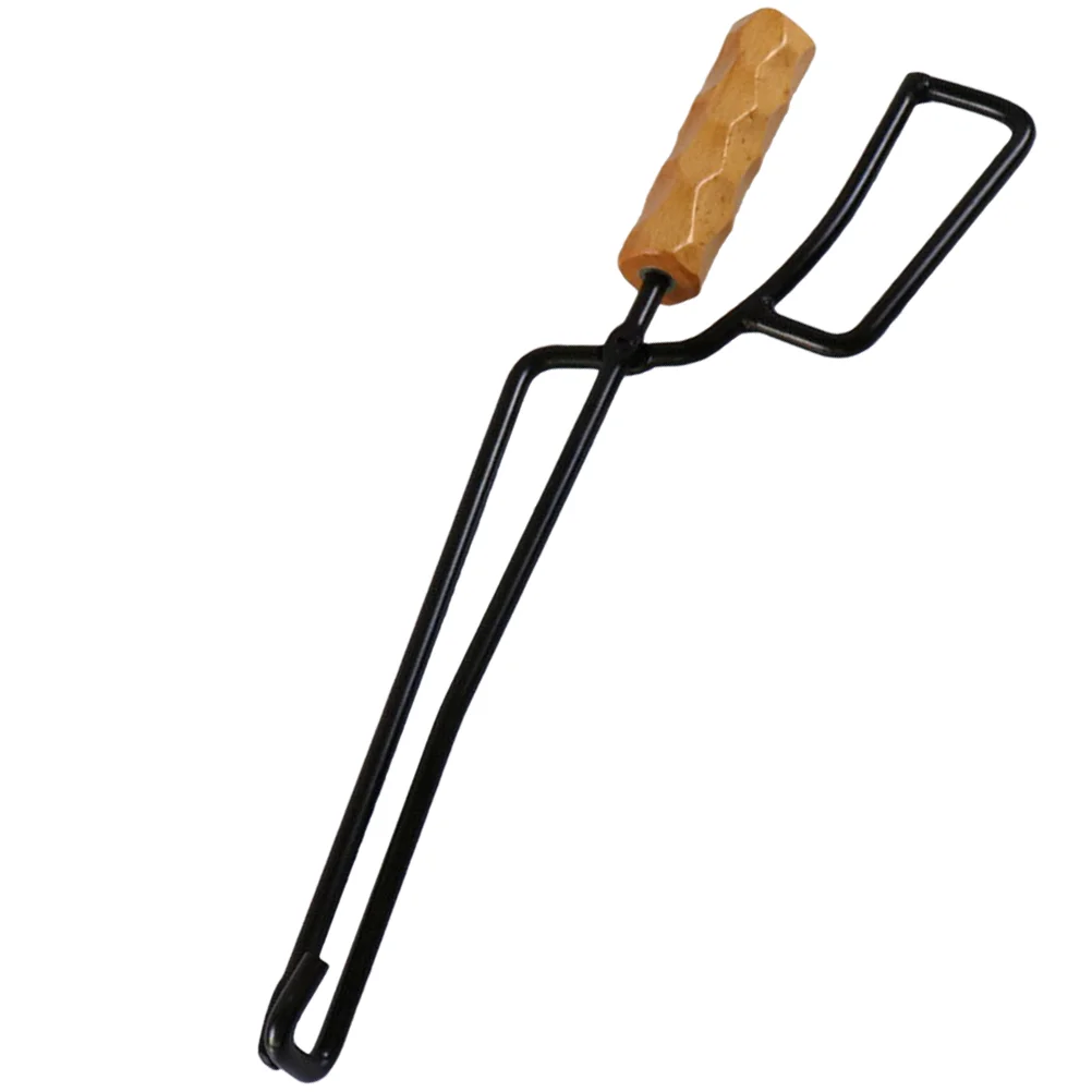 

Duckbill Tongs Scissor Sharpener Tool Outdoor Camping Tools Poker BBQ Fireplace Tong Wood Tong Handle Fireplace Tong Fire Tongs