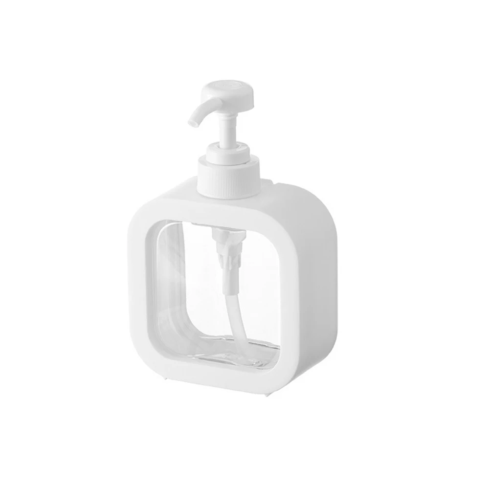 

Пластиковый прозрачный дозатор для мыла, белый, 1/2 шт