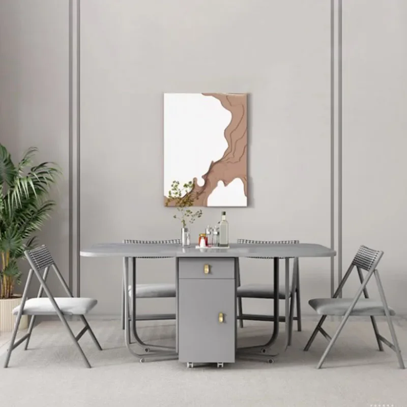 Металлический роскошный обеденный стол кухонные стулья комод дизайнерский