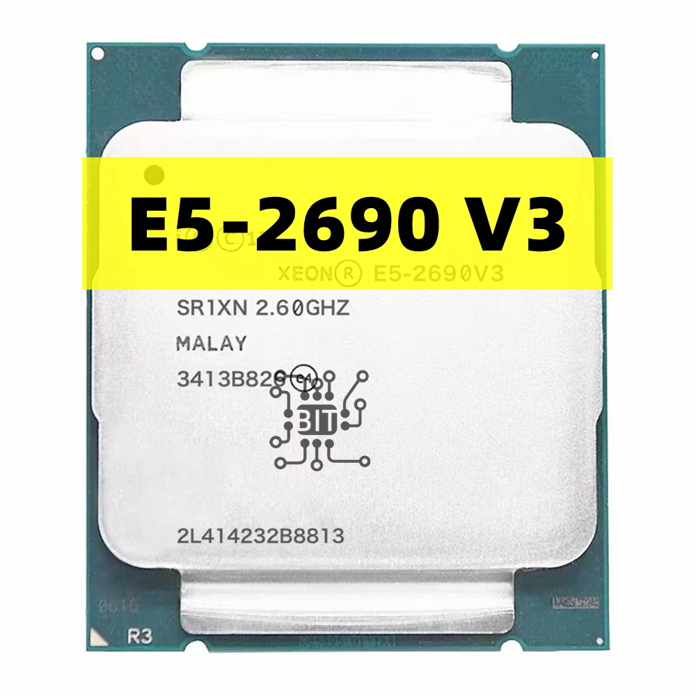 Original Xeon e5 2690 v3 Processador Sr1xn 2.6ghz 12 Núcleo 30mb Soquete Lga 20113 Xeon Cpu E52690v3