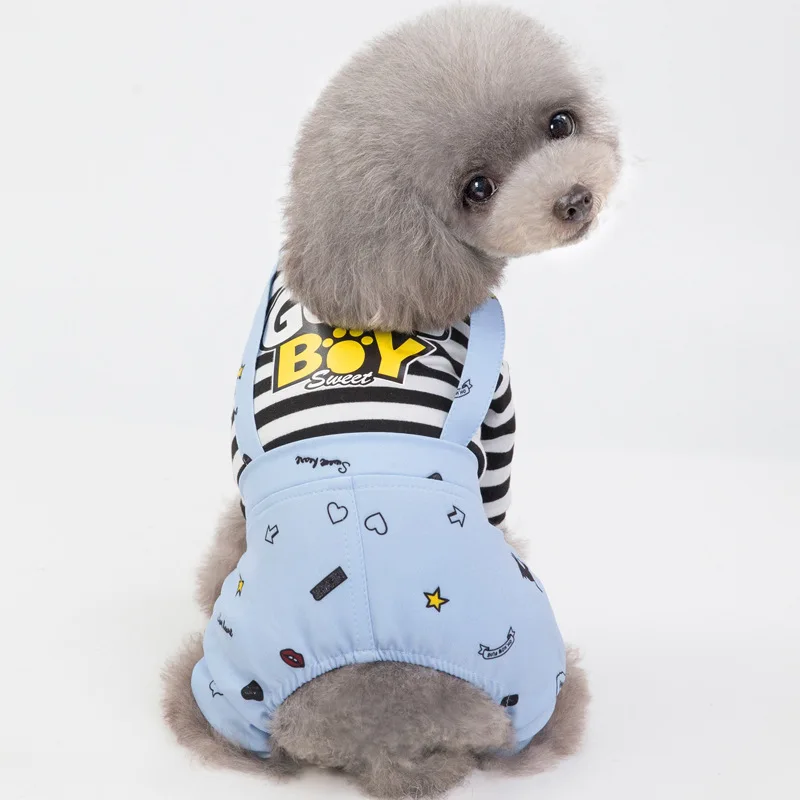 Pet Dog Costume Cute Puppy Clothes Pajamas Bodysuit Coat Jumpsuit Overalls Dog Outfit for Small Medium Dogs Cats Kitten Boy Girl