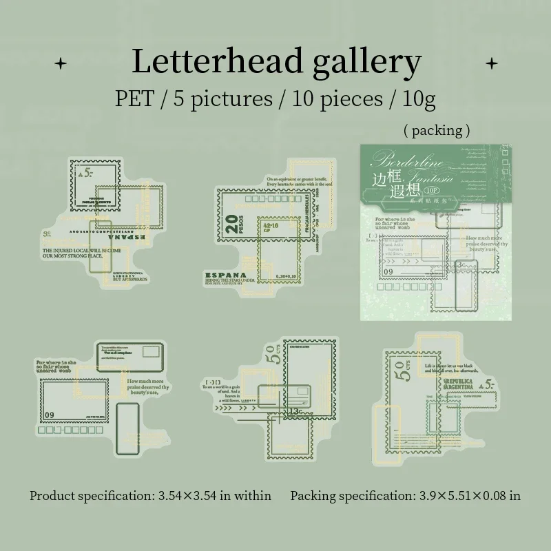 

Набор наклеек Border Reverie для скрапбукинга