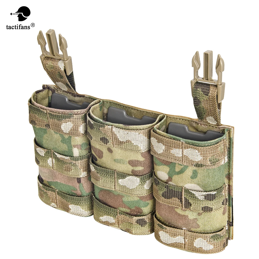 

Airsoft M4 AK47 Triple Magazine Insert Pouch For LV119 FSCK AVS FCPC Tactical Hunting Vest Paintball Accessories