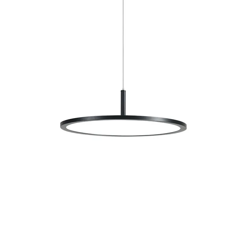 

Креативные подвесные светильники в виде диска, черно-белые, Современные Простые круглые подвесные светильники для ресторана, бара, кафе, гостиной, спальни