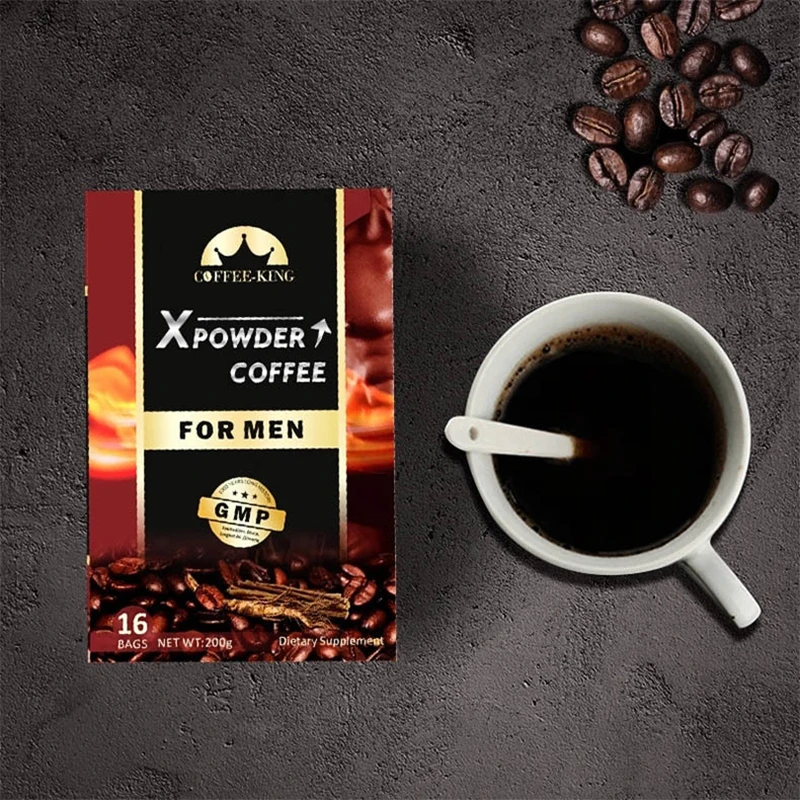 Кофе Tongkat Ali Maca X Power для мужчин улучшает либидо снимает стресс способствует