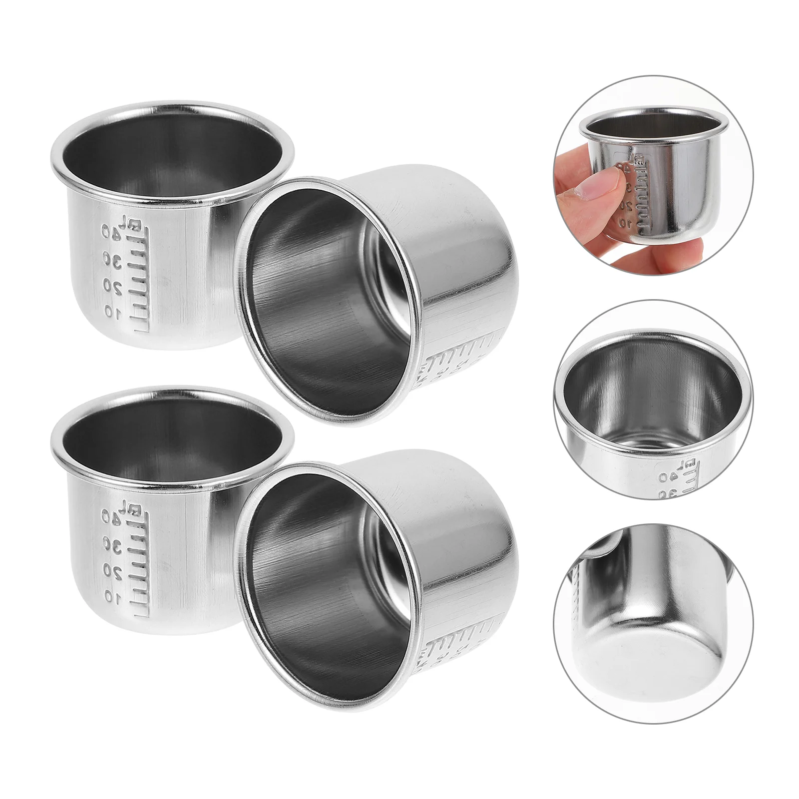 

Measuring Cups Cup Liquid Measurementscalerice Mixing Epoxy Graduatedbeaker Small Resin Measurer Containers Kitchen Jar Shot