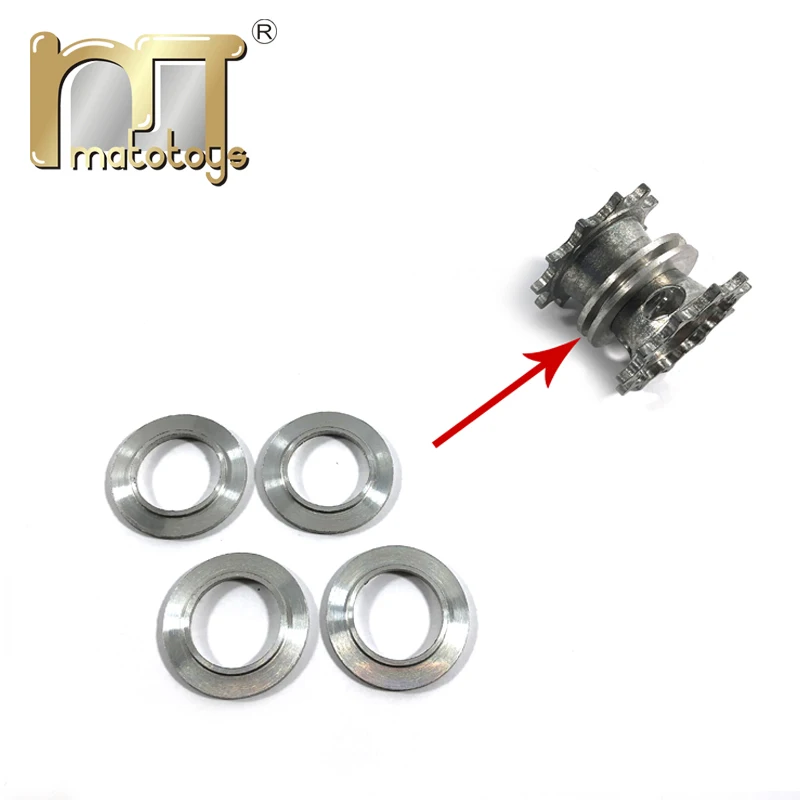 

Металлическая деталь Mato для радиоуправляемых танков Heng Long 1/16 M1A2 Abrams, направляющие для металлических приводных звездочек/направляющие для в...