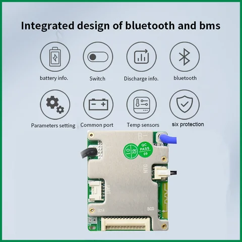 JBD Smart BMS Bluetooth зарядное устройство для литиевых аккумуляторов