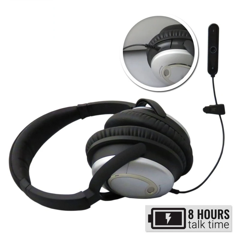 

Headphone Bluetooth-Compatible Adapter Receiver Wires Line for QC15 Headphone Cable withVolume Control