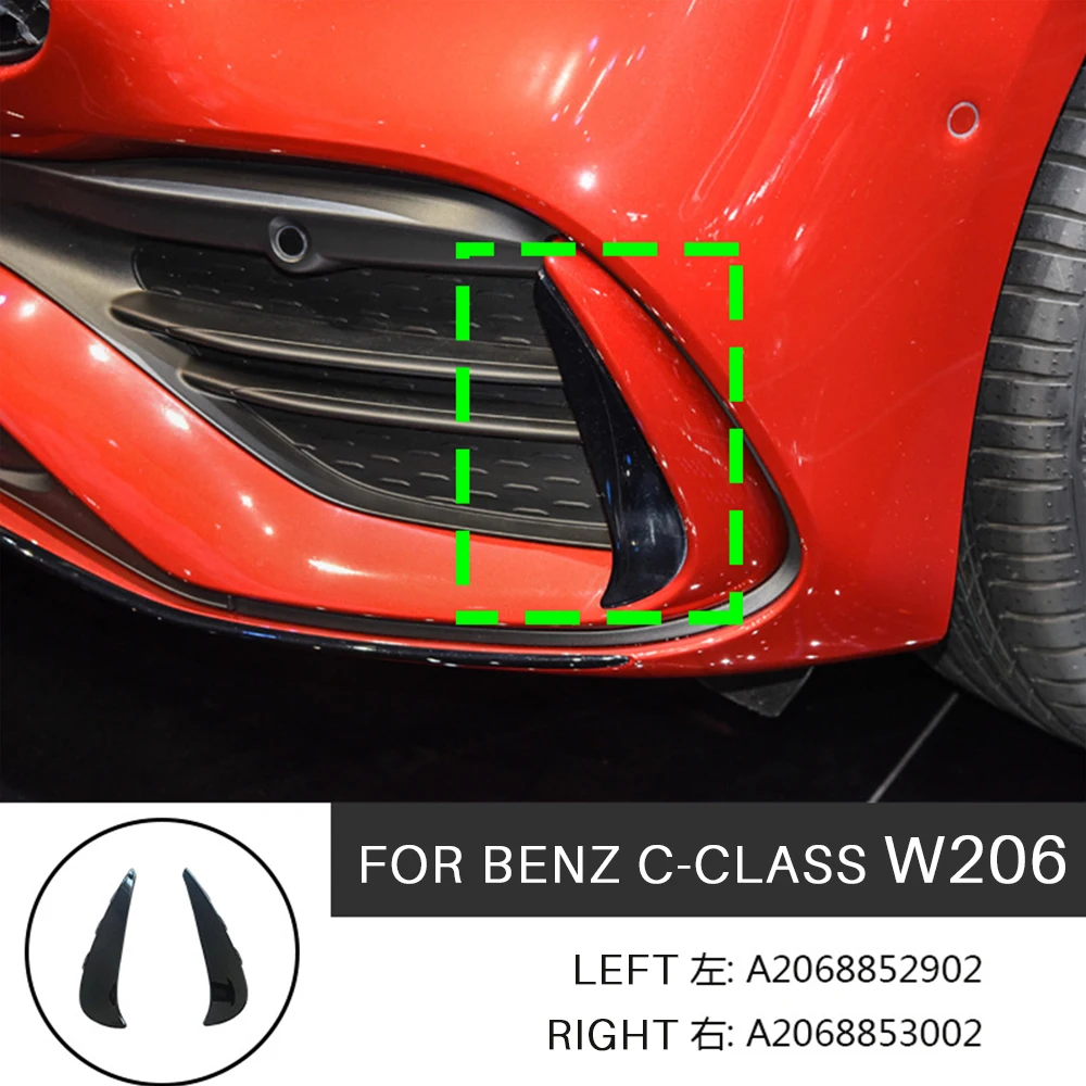 

A2068852902 A2068853002 для Benz C-Class W206 противотуманная крышка ABS противотуманная полоса автомобильные аксессуары