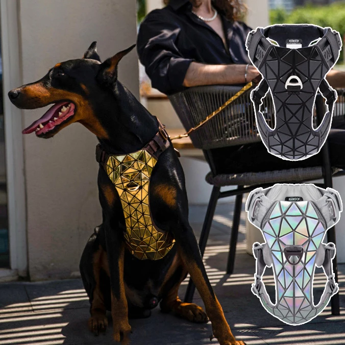 

Dog Harness Vest Adjustable Pet Chest Strap Dog Cat Collars Outdoor Walking Lead Leashes S-XL Harness Leash Pet Accessories