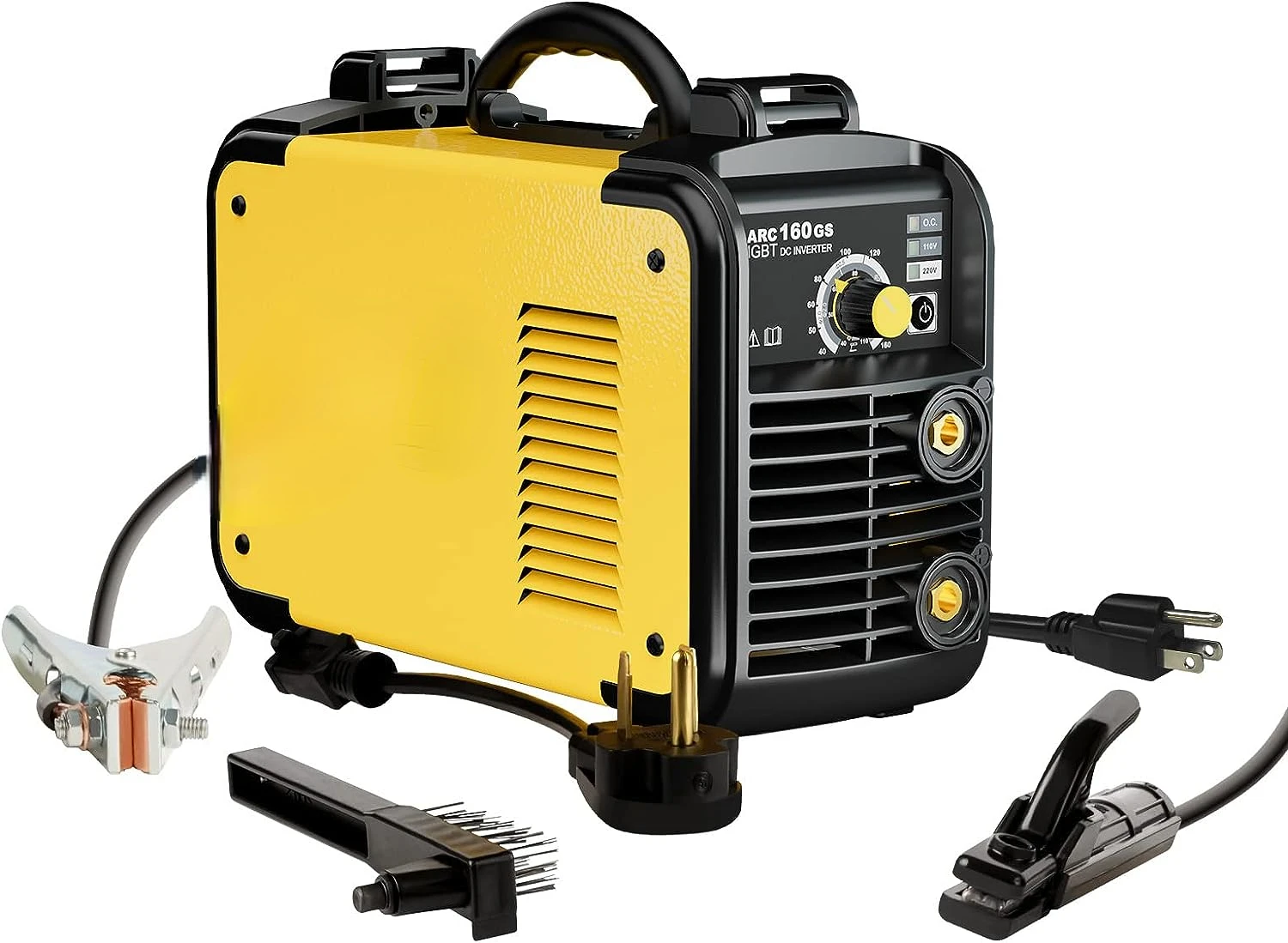 

Welder 110V/220V, Stick Welder Machine 160A, Dual Voltage MMA Welding Kit, IGBT 60% Duty Cycle with Hot Start Arc Force Anti-Sti