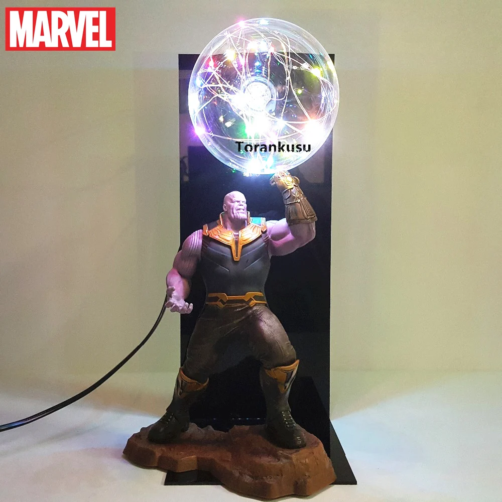 

Disney Marvel Led Flash Night Light Thanos Infinity Gauntlet Night Light Movie Avengers Super Hero Lampara Xmas Gift