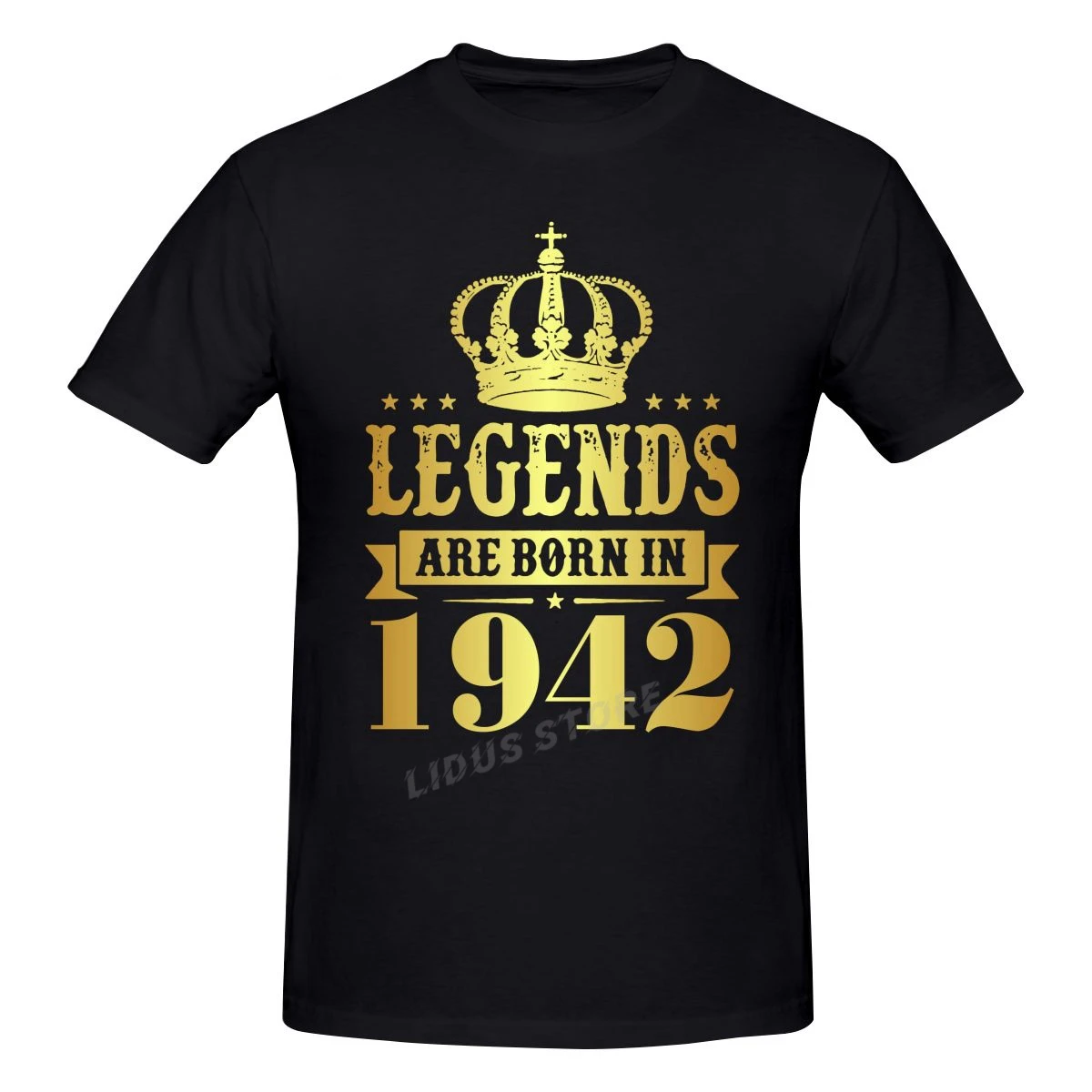 

Футболка в стиле Харадзюку с надписью Legends Are Born In 1942, 82 года, подарок на день рождения, футболка с коротким рукавом, женские брендовые футболк...