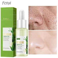 green tea oil control pore shrink face serum whitening remove dark spots improve acne blackheads dry skin care korean cosmetics