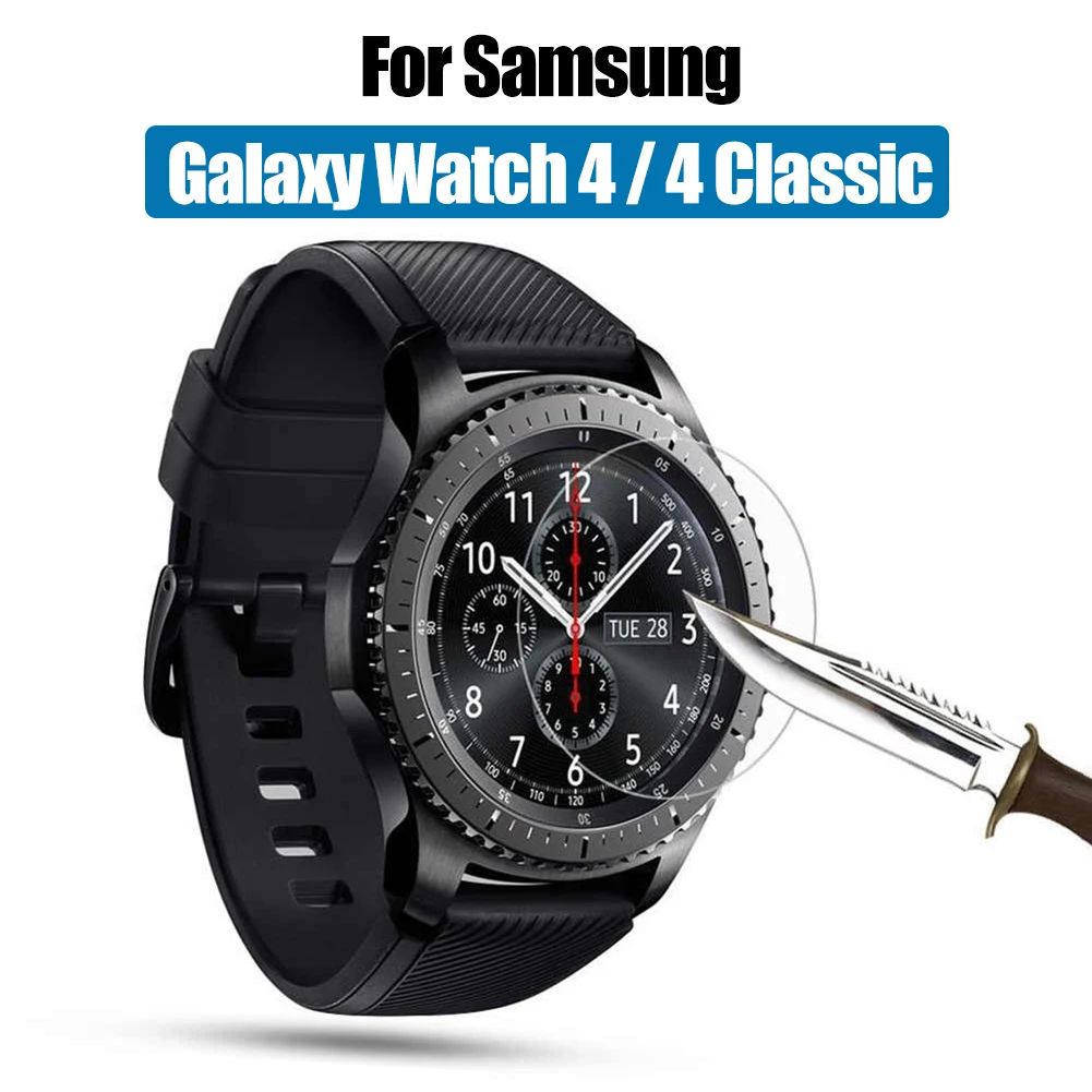 

Закаленное стекло для Samsung Galaxy Watch 4 40 мм 44 мм, защитная пленка HD на весь экран для Galaxy Watch 4 Classic 42 мм 46 мм, 2 шт.