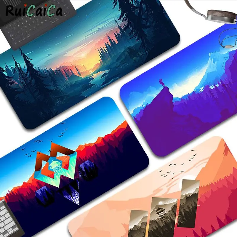 

Deep Forest Firewatch Custom Skin PC Gaming Mouse Pad Gamer Desk Mats Keyboard Pad Mause Pad Muismat For PC Gamer Mousemat