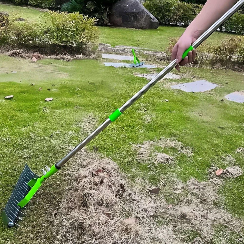 Соломенные грабли для лужайки ослабление почвы 12 8 дюймов широкие эффективные