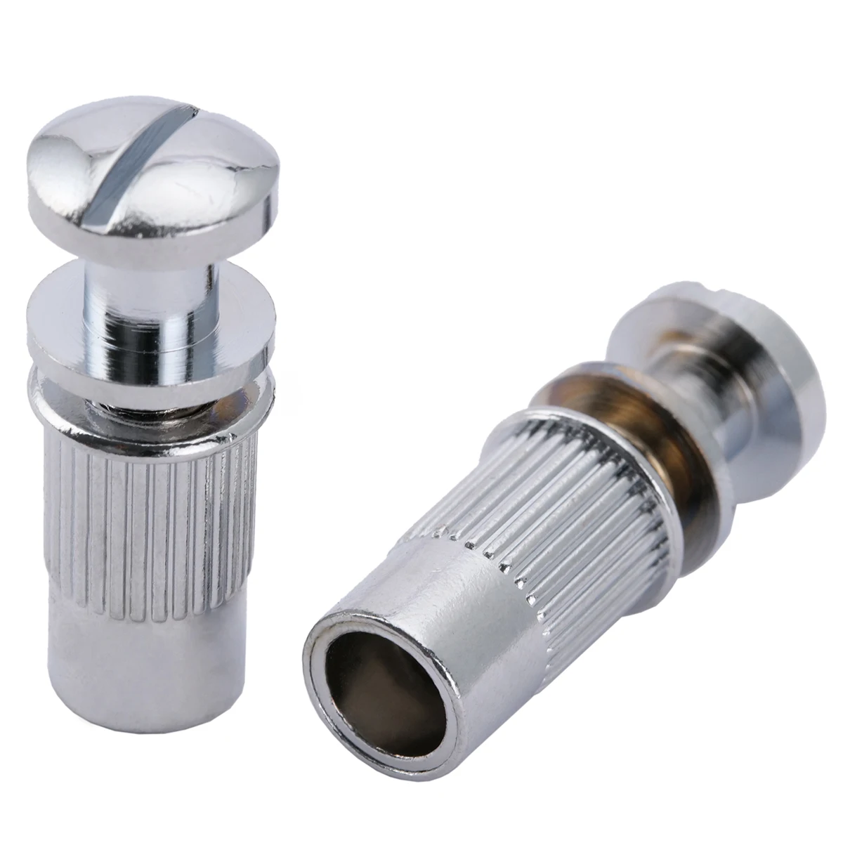 

Musiclily Pro M8 Metric Wraparound Bridge Mounting Studs and Inserts Bushings for Epiphone Les Paul Guitar, Chrome (Set of 2)