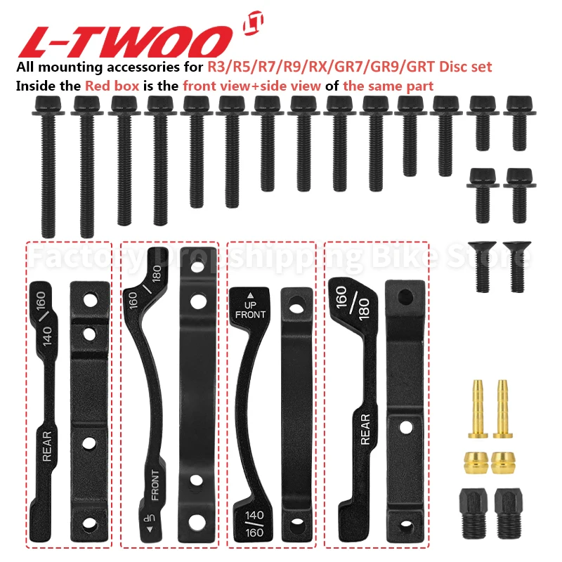 Комплект гидравлических дисковых тормозов LTWOO для дорожного велосипеда R3 2X 8