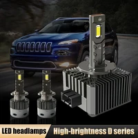 2pcs d1s d2s d4s car led bulb d3s headlight bulb hid 12500lm 110w double sided 6000k white plug and play ip67 waterproof lamp