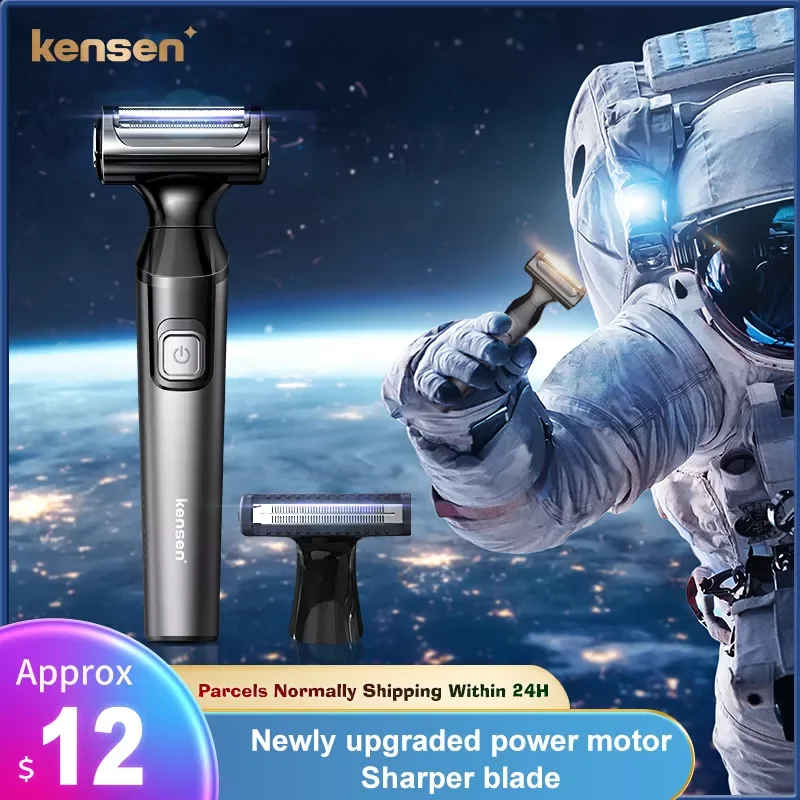 

Электробритва для мужчин, Водонепроницаемая бритва, эпилятор для удаления волос, эпилятор для лица, тела, устройство для удаления волос, три...