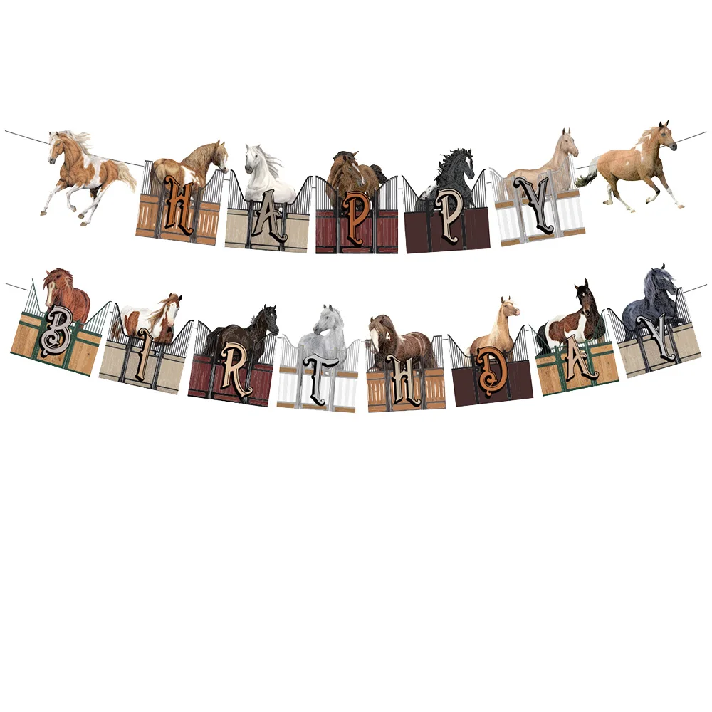 

Гирлянда для вечеринки с конскими гонками XMSJ