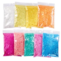 50g holographic mixed hexagonirregular shape chunky nail glitter sequins laser sparkly flakes slices manicure for professionals
