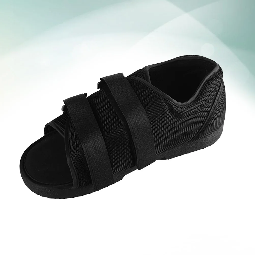 

Расширенная Регулируемая обувь, широкая хирургическая обувь после травм, деформированная обувь для вальгусной деформации большого пальца (черная мл)
