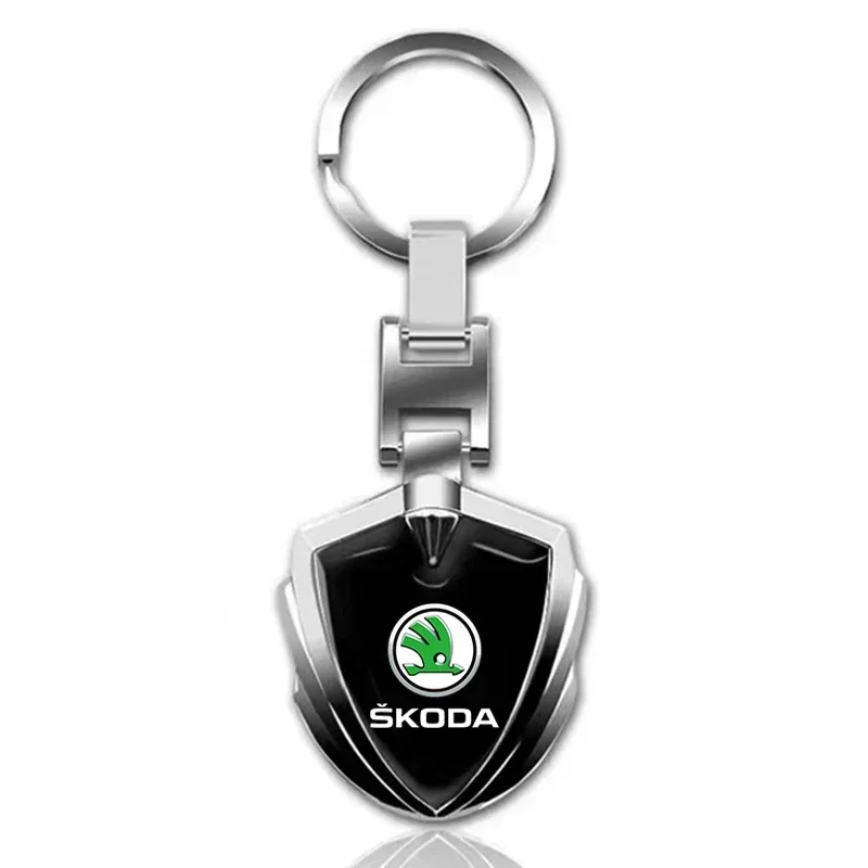 

Металлический Брелок-подвеска Для Ключей Автомобиля Skoda Octavia Kodiaq Fabia Rapid Superb A5 A7 Kamiq Karoq - Автомобильный...