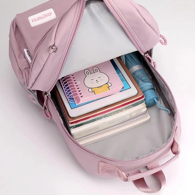 Children Kawaii Cartoon Backpack Primary School Child Large Capacity Waterproof Kids Boys School Bags Casual Travel Backpacks