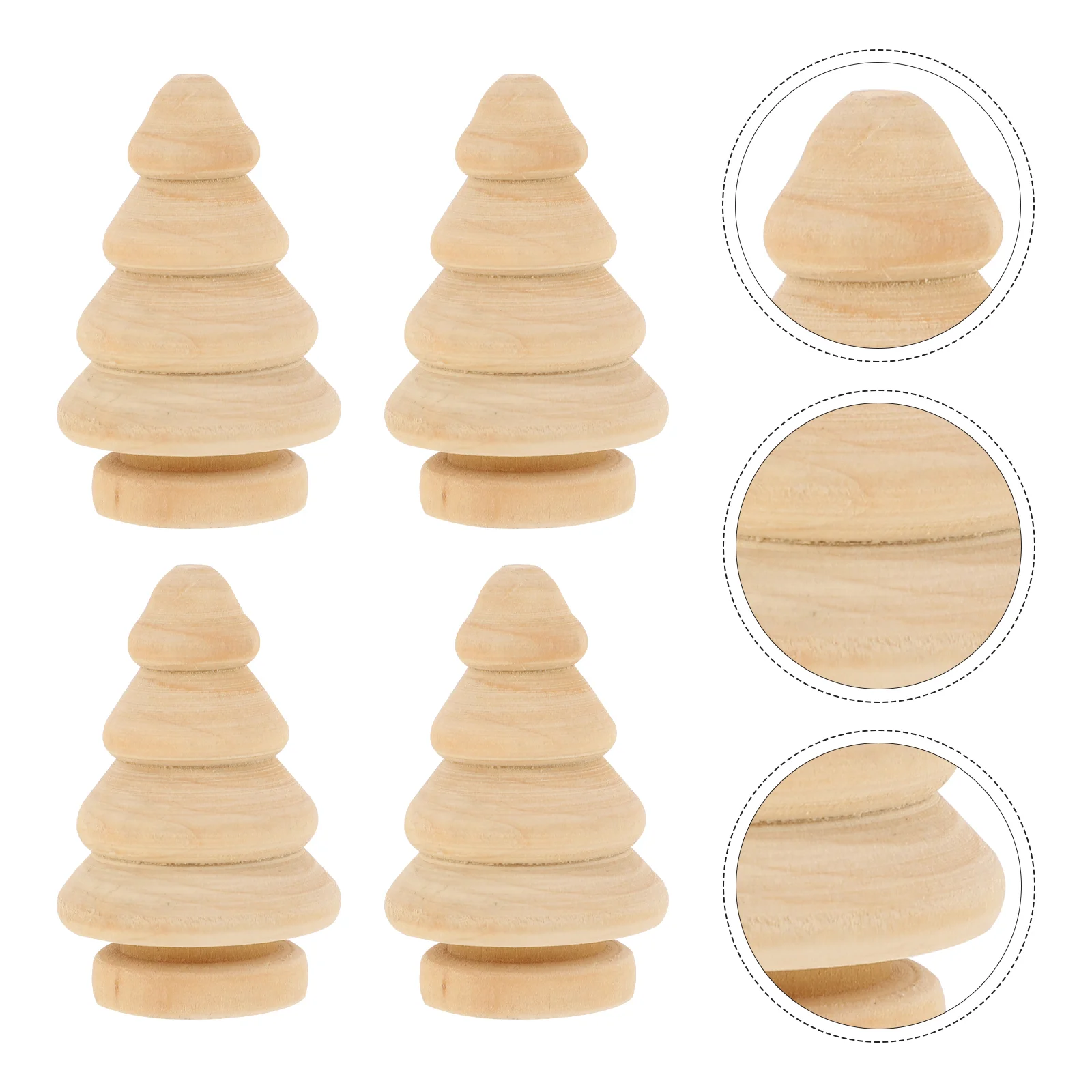 

Christmas Tree Wooden Wood Unfinished Trees Crafts Diypainting Peg Blank Miniature Minicutoutsdecor Figuresdecoration Ornaments