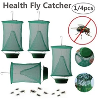 fly catcher foldable hanging fly trap insect bug cage mesh net trap catching capturing mosquito for ranch farm garden outdoors