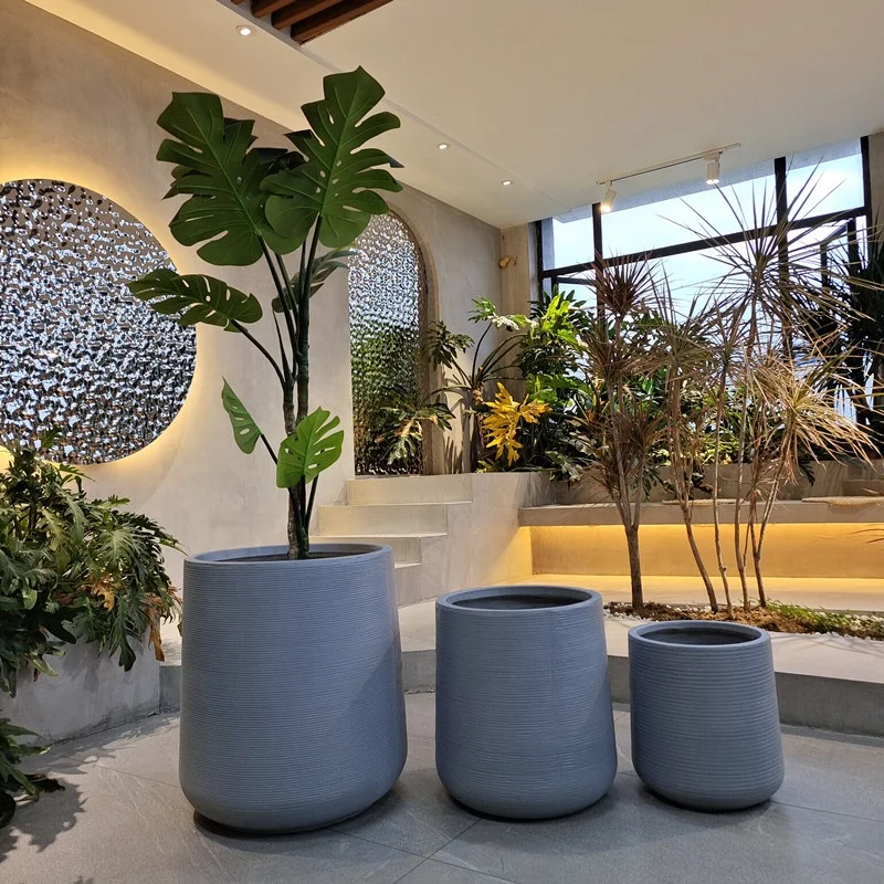 Лидер продаж большой запас бетонные цементные цветочные горшки стандартные