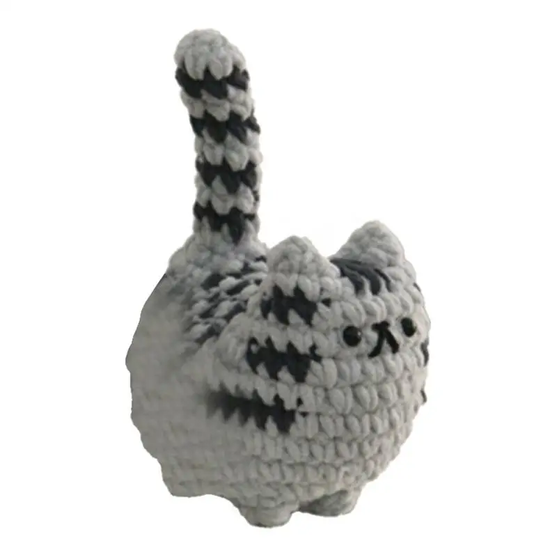 Набор для вязания крючком с изображением кота детский набор котенка вязаный