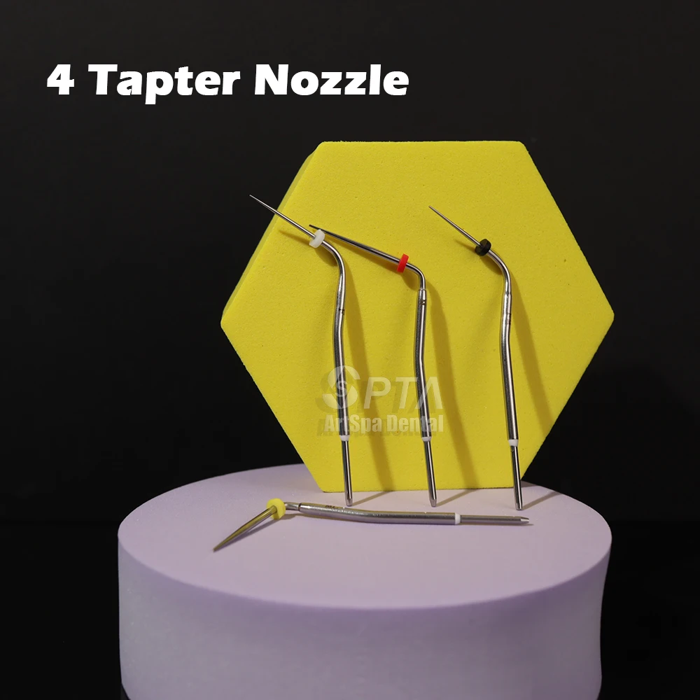 

SPTA 4 Color Dental Pen Heated Tip Needles For Endodontic Root Obturation Endo Wireless Gutta Percha System