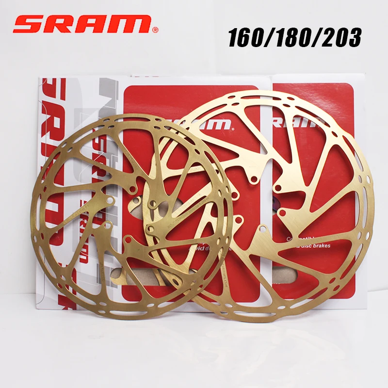 

2PC SRAM Bicycle Brake Rotor 160mm 180mm 203mm MTB Centerline Rotor Ultralight Bike Disc Brake Rotors 1PC for Hydraulic Brakes