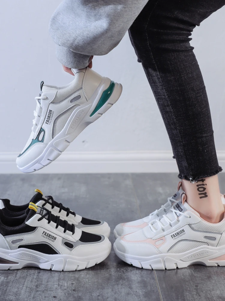 Daddy's Shoes Women's 2020 Spring Trendy Shoes White Street Sports Women's Shoes Women Sneakers