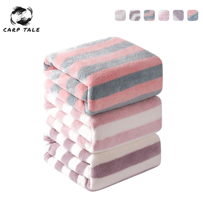 

70х140 см микрофибра толстое Полосатое банное полотенце для отеля роскошное Впитывающее быстросохнущее банное полотенце s для ванной махрово...