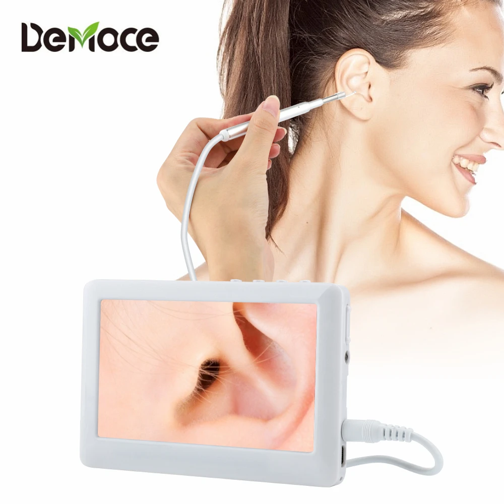 

Отоскоп для ушей, ушной воск, ультратонкий, водонепроницаемый, светодиодный ным экраном