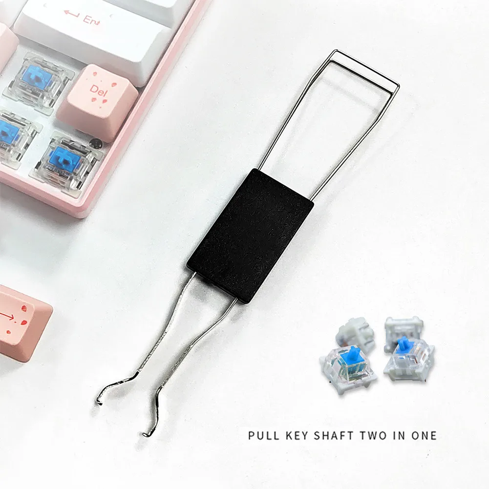 

1set Shaft Puller Key Puller Two In One Metal Shaft Puller Dual Purpose Shaft Lifting And Key Changing Cap Remover Computer