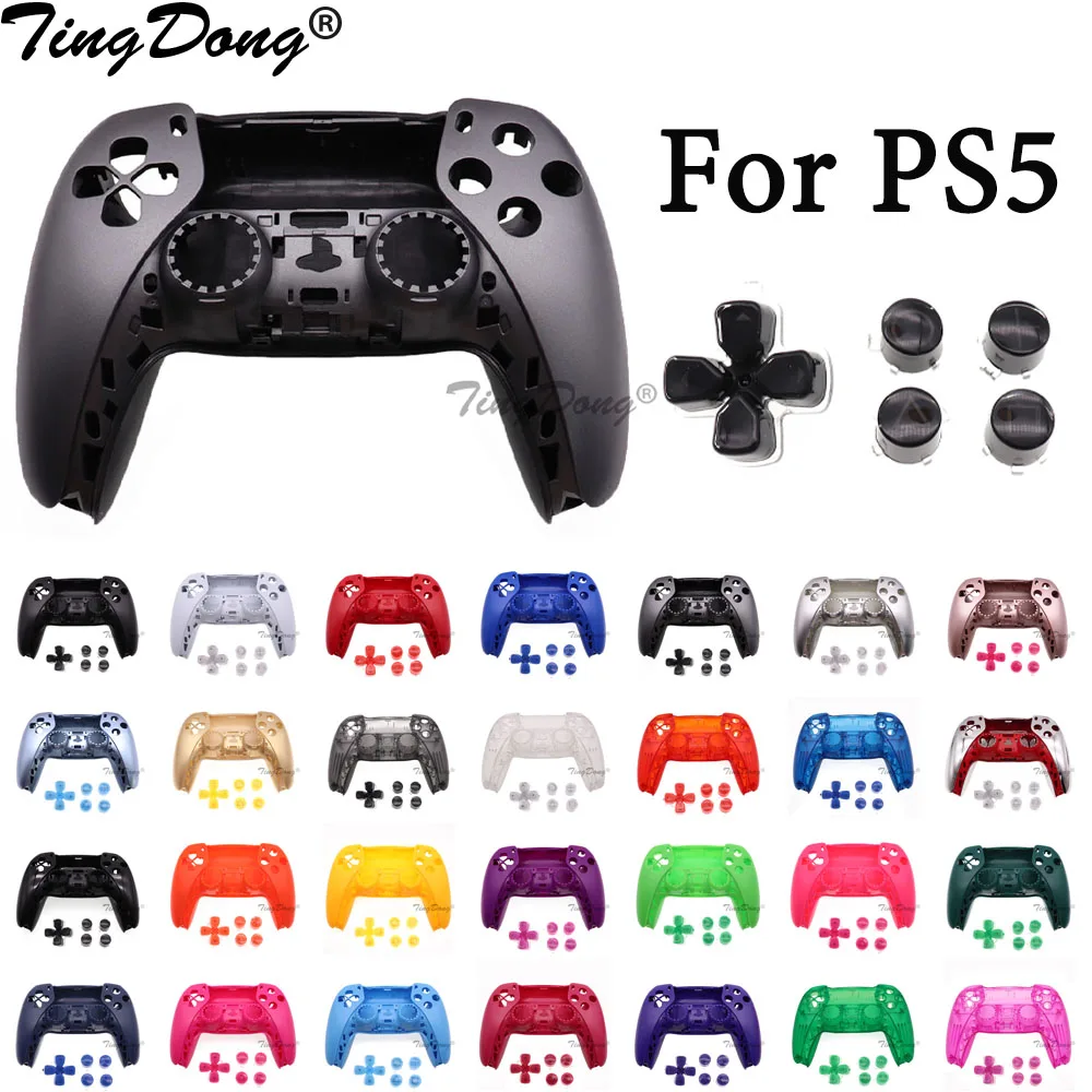 

Non-slip Protective Case Replacement Cover Skin for PS5 Controller Replacement Shell Case for SONY PS5 Gamepad and Buttons