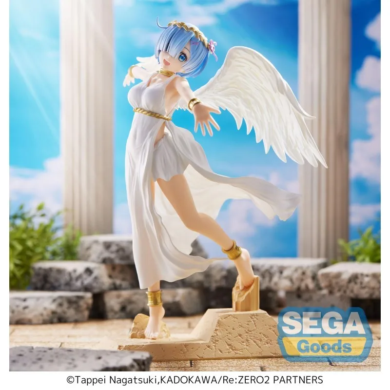 

New Sega Luminasta Re:Zero Starting Life In Another World Rem Super Demon Angel Ver. Figure Anime Girl Figurine 25cm Pvc Model T