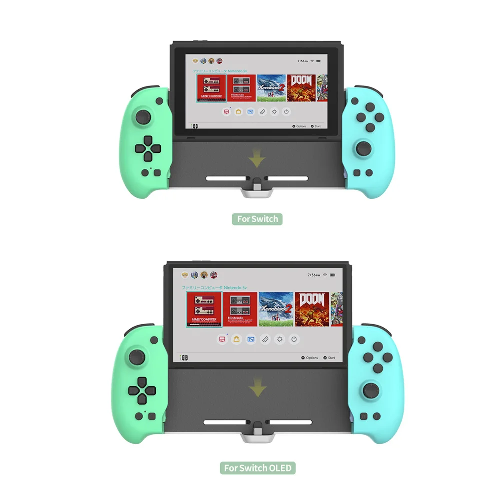 

Easy To Install Plug-and-play Six Axis Grip In-line For Switch Oled Gamepad Gamepad For Switch Oled Dual Vibration